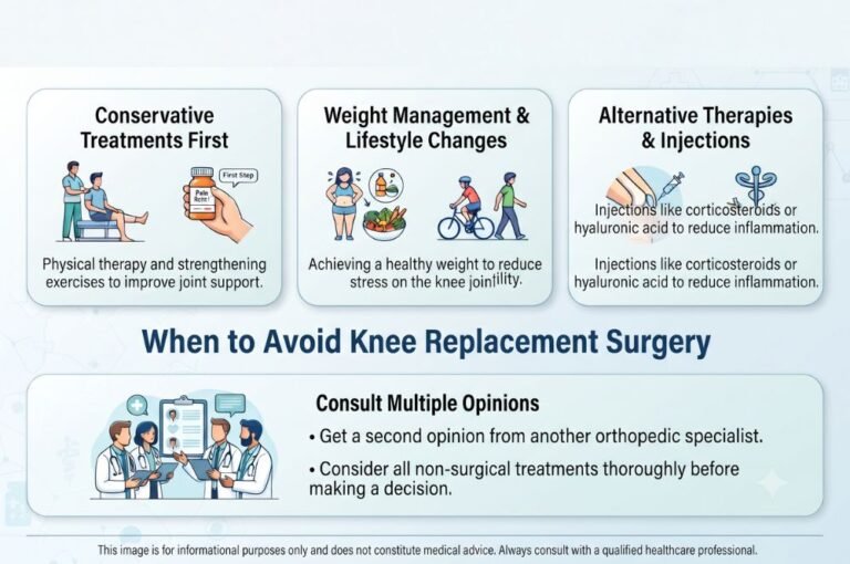 When to Avoid Knee Replacement Surgery